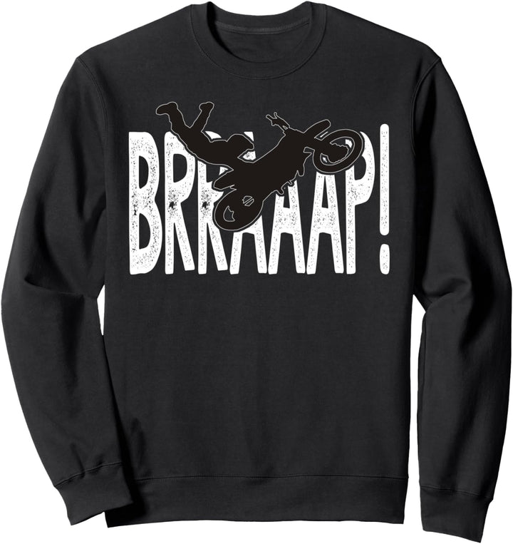 Retro Motocross Dirt Bike Vintage Men Women Kids Gift Sweatshirt