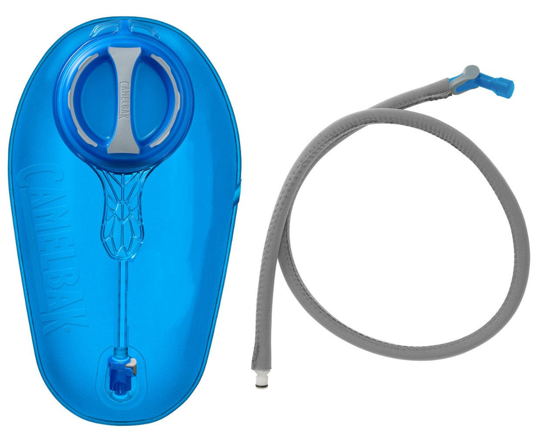 CAMELBAK Products LLC Crux Reservoir Trinkrucksack (3 Liter, Blau mit isoliertem Trinkschlauch)