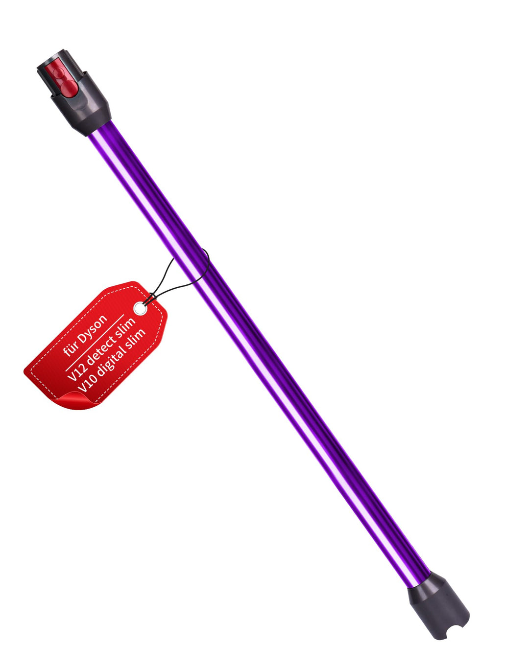 Verlängerungsrohr für Dyson V12 Detect Slim / V10 Digital Slim Stabstaubsauger, 74 cm Aluminium Tele