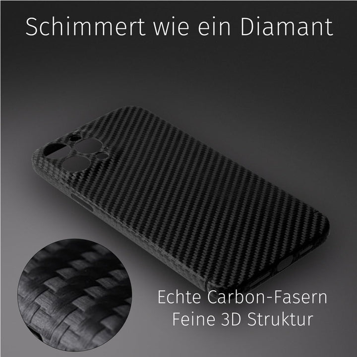 FILONO Carbon Hülle iPhone 12 Pro Max ultradünn iPhone 12 Pro Max CARBON Case, iPhone 12 Pro Max CAR