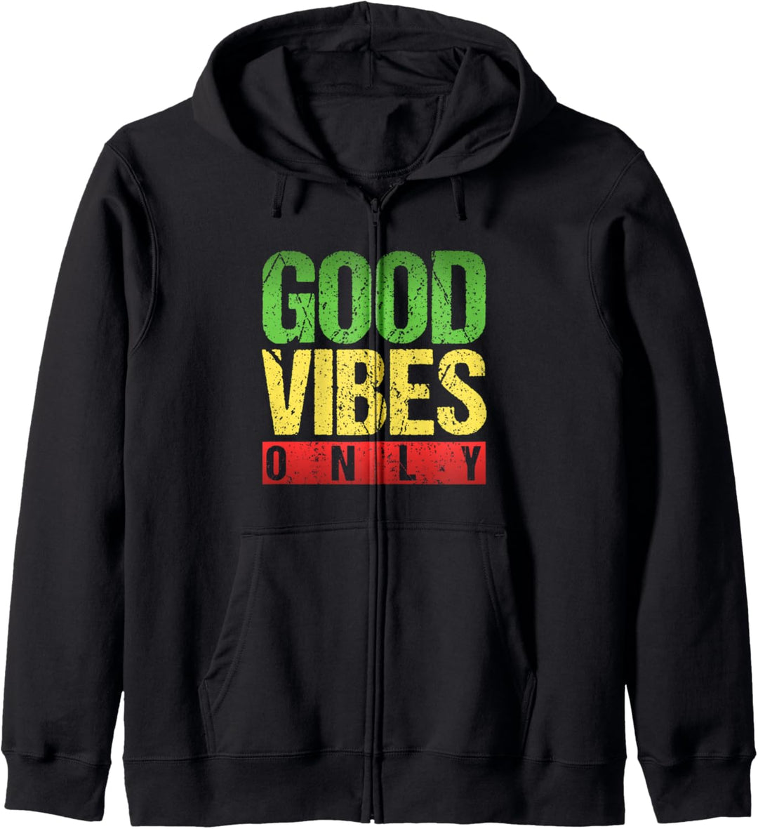 Good Vibes Only Reggae Reggaeton Music Geschenk Kapuzenjacke