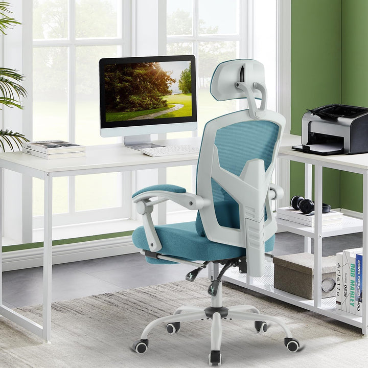 DUMOS Bürostuhl Ergonomisch EIN Schreibtischstuhl mit Komfortarmlehnen Ausgestattet mit Einer Bequem
