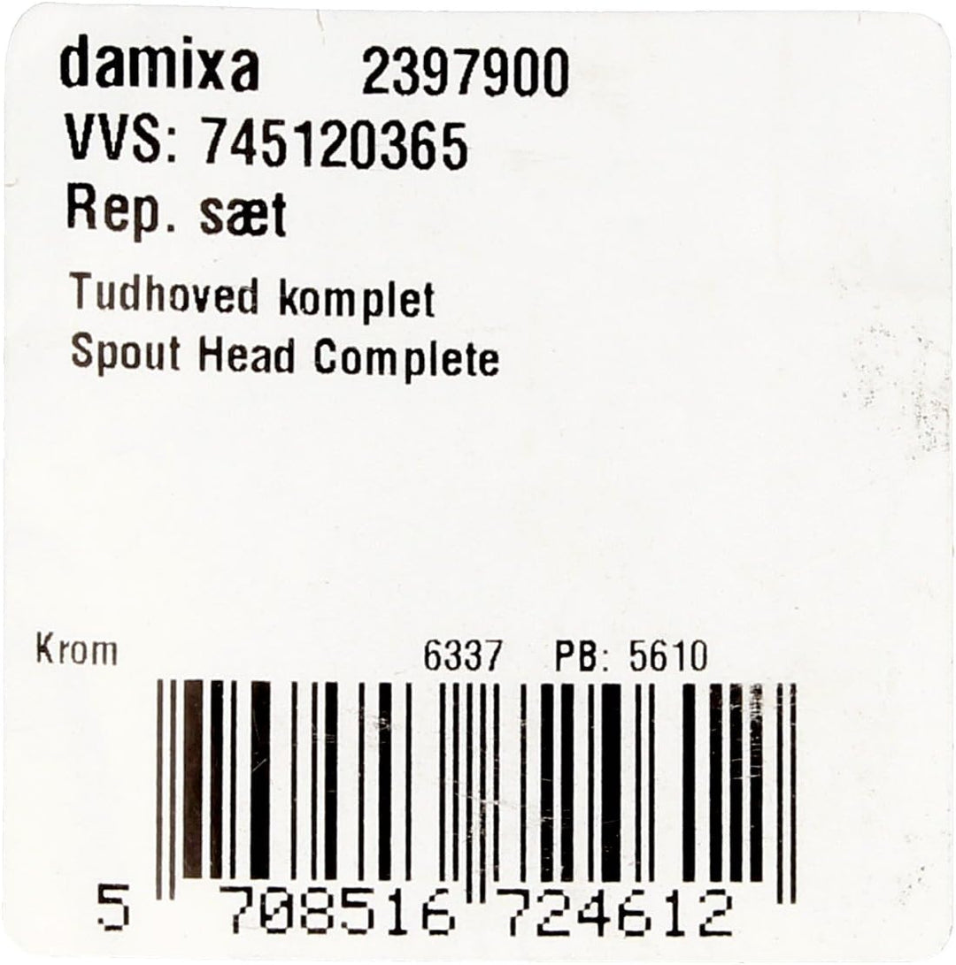 Damixa Reparatur Set 2397900 für Arc Waschtisch,- und Spültischarmatur chrom