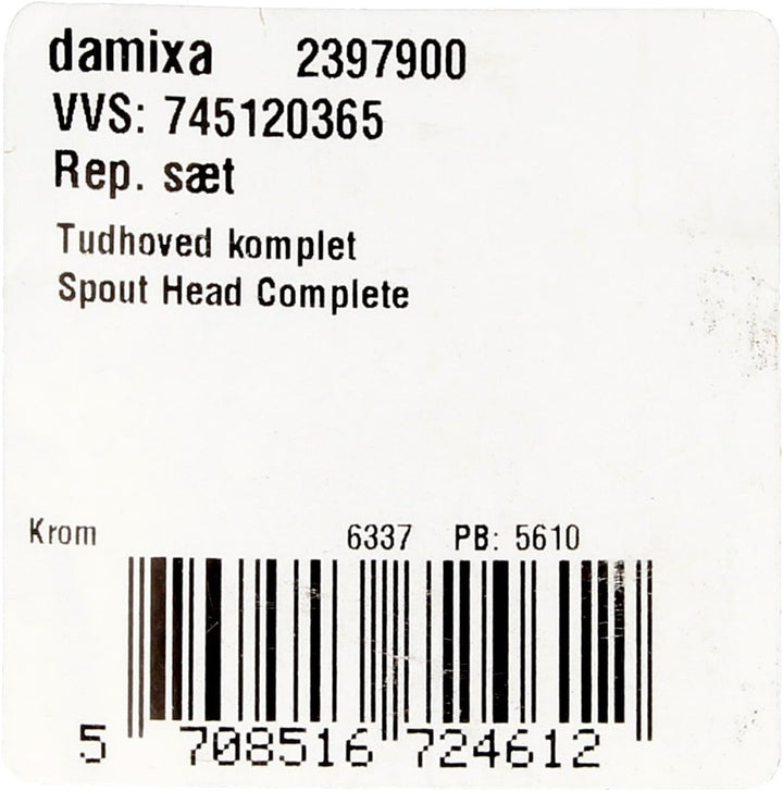 Damixa Reparatur Set 2397900 für Arc Waschtisch,- und Spültischarmatur chrom