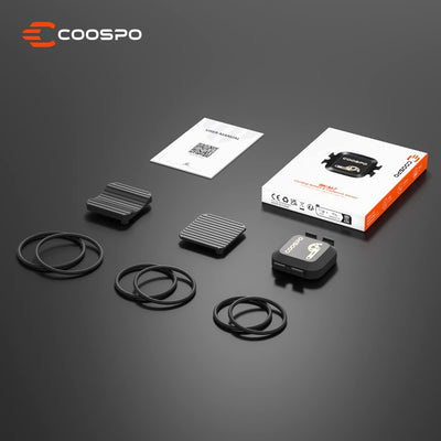 COOSPO Fahrrad Geschwindigkeitssensor und Trittfrequenzsensor Bluetooth ANT+, Cadence Speed Sensor I