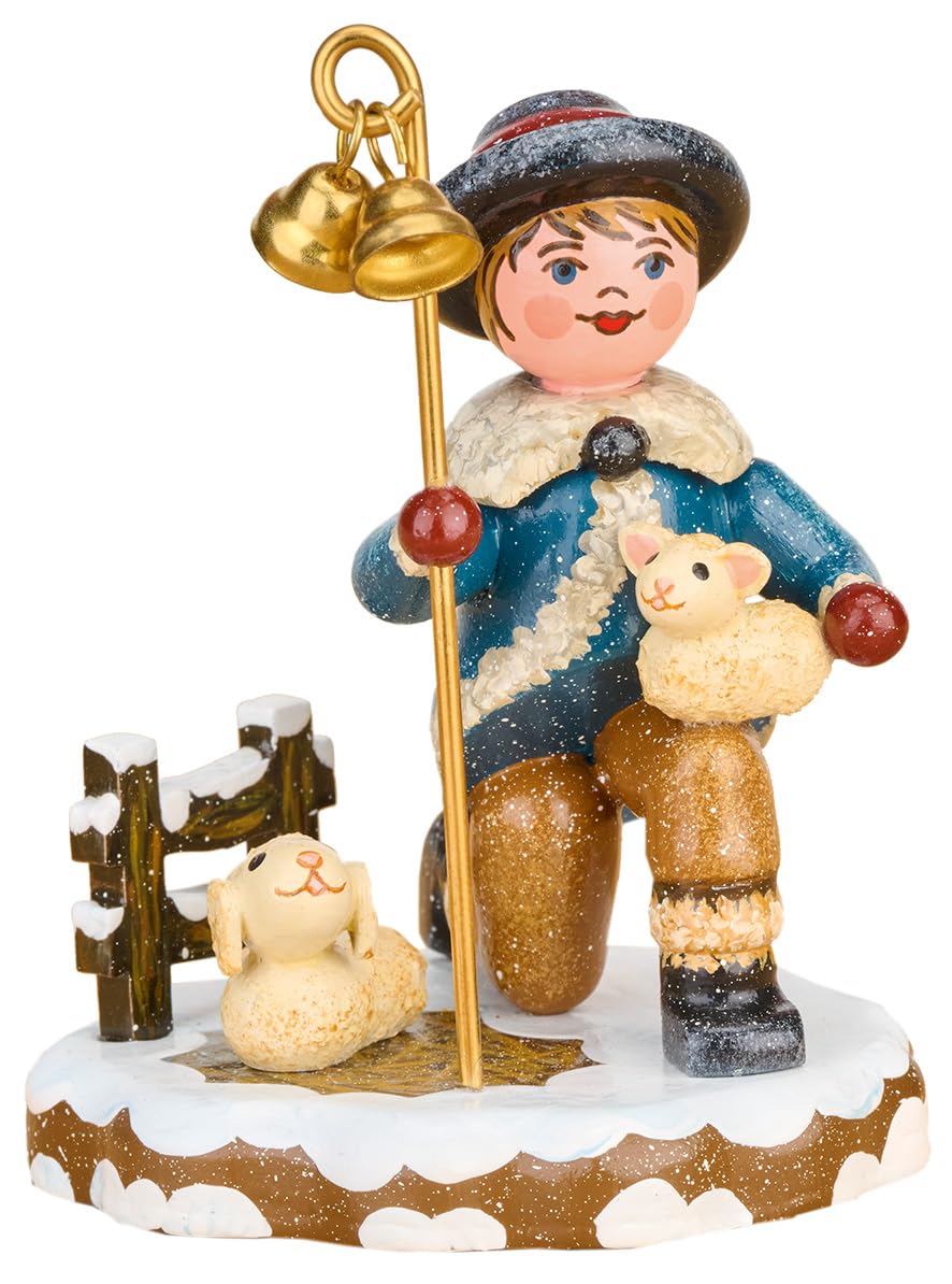 Hubrig Volkskunst GmbH Winterkinder Sternsinger Der Gute Hirte - 9 cm