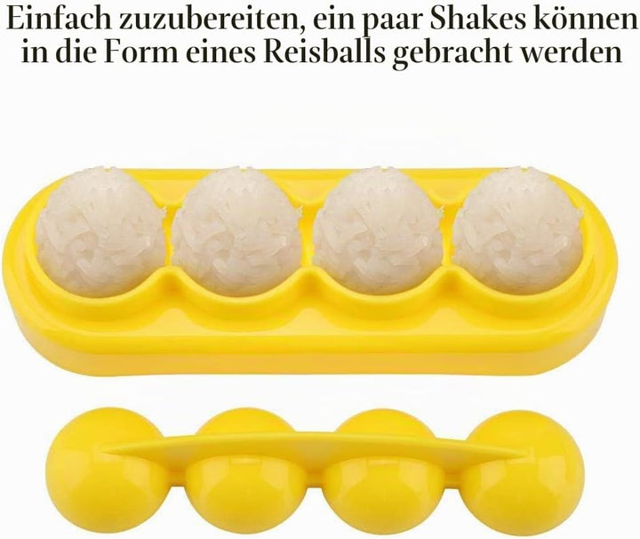 TOPINCN DIY Kleine Sushi Reisbällchen Form Lebensmittelqualität Pp Material Handwerk Reisrolle Form