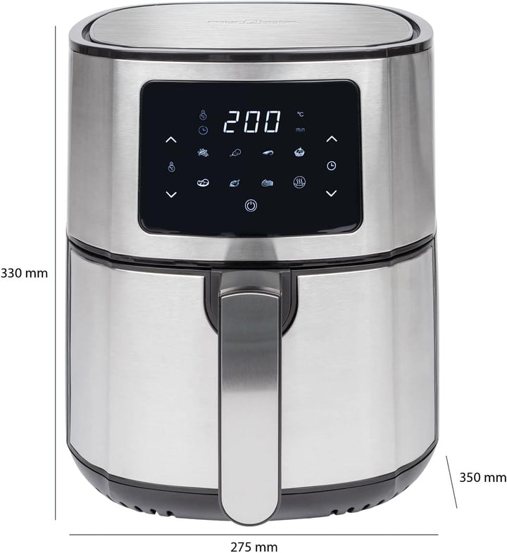 ProfiCook® Heissluftfriteuse PC FR 1239 H - Friteuse Heissluft 5,5L XXL Kapazität, Öl- und fettfreie