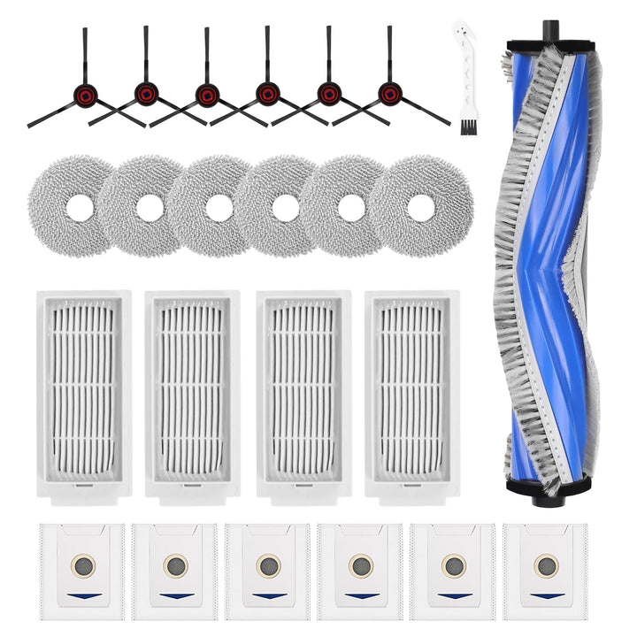 24 Stück Zubehör für Ecovacs Deebot T30 Omni / T30 Pro Omni Saugroboter, Staubsaugerzubehör Gehören