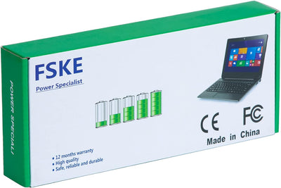 FSKE® Laptop-Akku für Dell Latitude 312-0748 312-0749 312-0753 E6400 E6410 E6510 E6500 Präzision M24