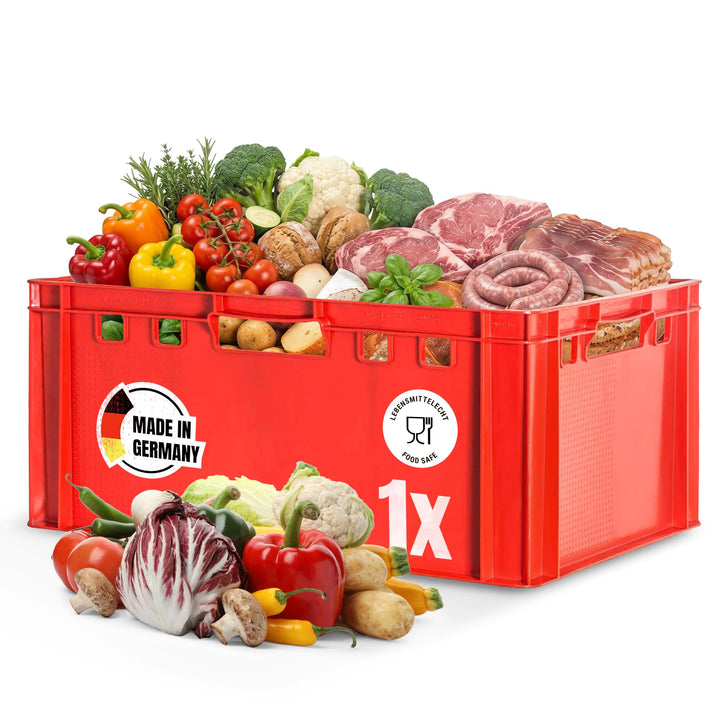 Fleischkiste E3 Fleischkiste Rot Fleischerkiste Fleischkisten Kiste Fleischkiste Eurobox Lebensmitte