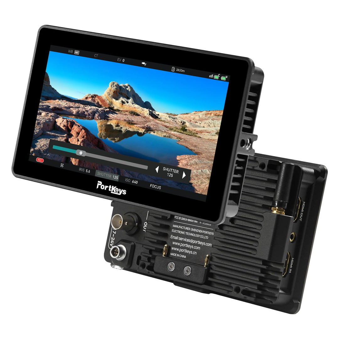 Portkeys BM5WR Kabellose Kontrolle Field Kamera Monitor 5.5" Touchscreen 3G SDI 3D LUT 2200Nit 10bit