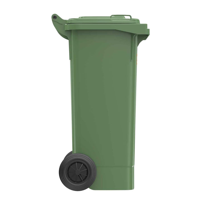 Müllbehälter, Inhalt 80 Liter, grün