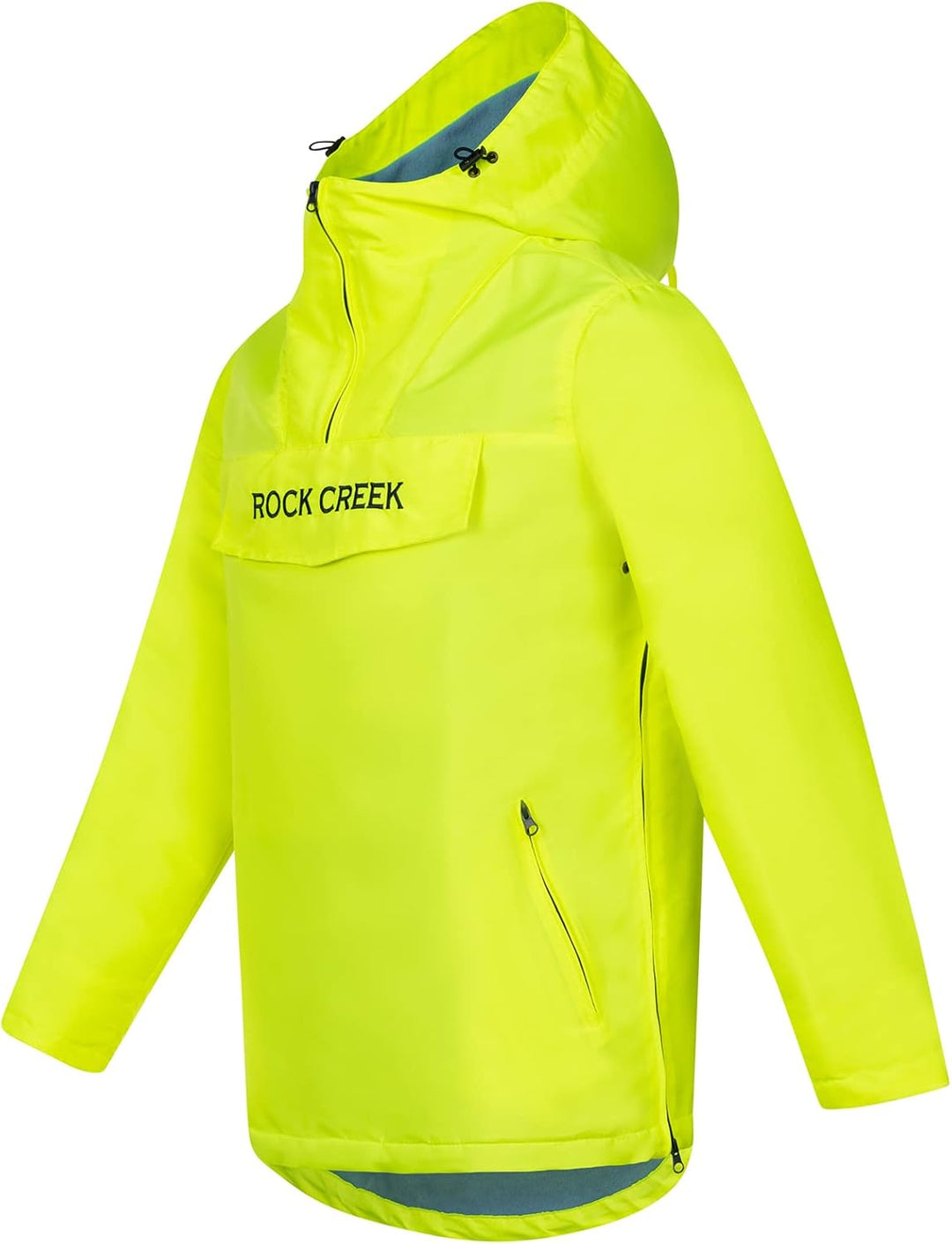 Rock Creek Herren Windbreaker Jacke Anorak H-295 XXL Neongelb, XXL Neongelb