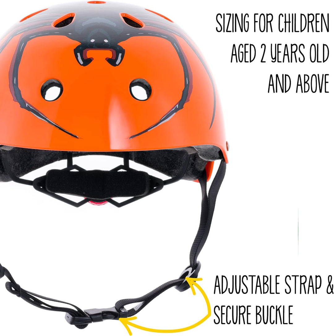hornit Kinderhelm Fahrradhelm für Mädchen und Jungs Herren und Damen - Komplett einstellbar - LED Rü