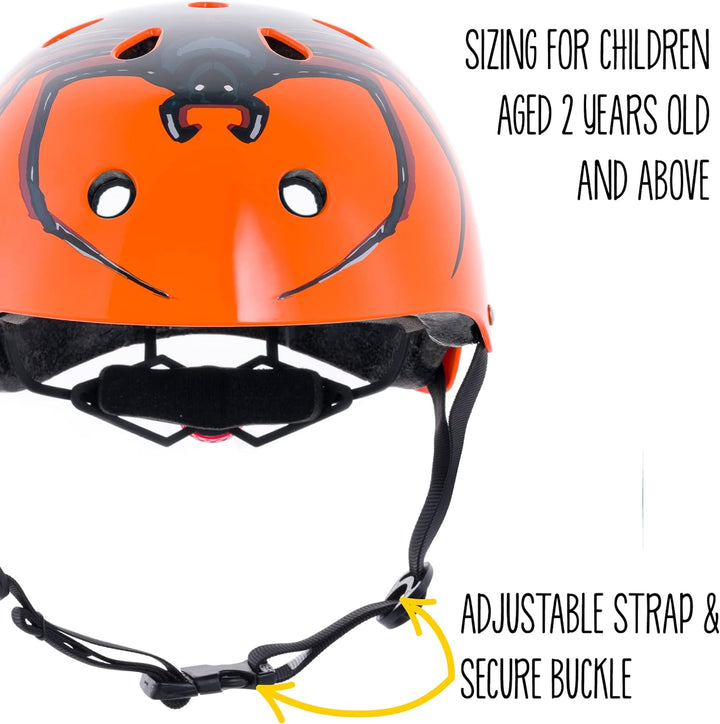 hornit Kinderhelm Fahrradhelm für Mädchen und Jungs Herren und Damen - Komplett einstellbar - LED Rü