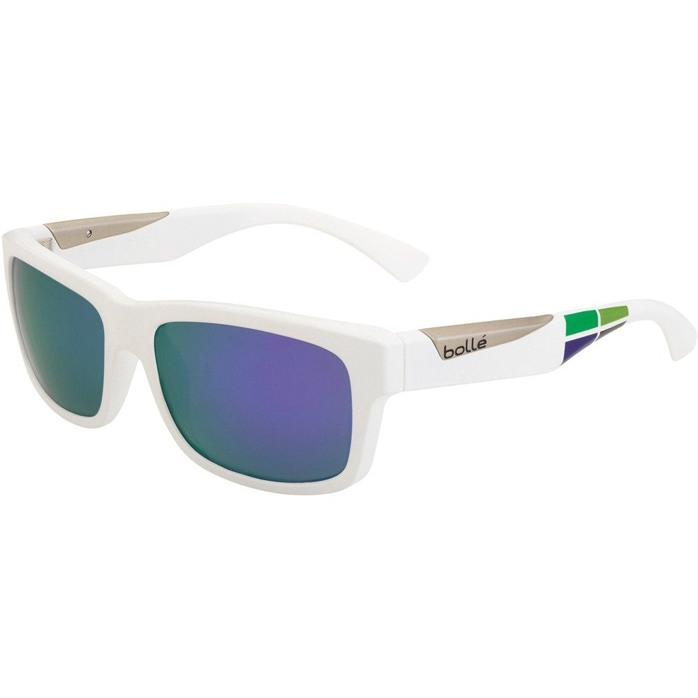 bollé Bollé Jude Herren Sonnenbrille M Matte White/Square Blue Violet, M Matte White/Square Blue Vio