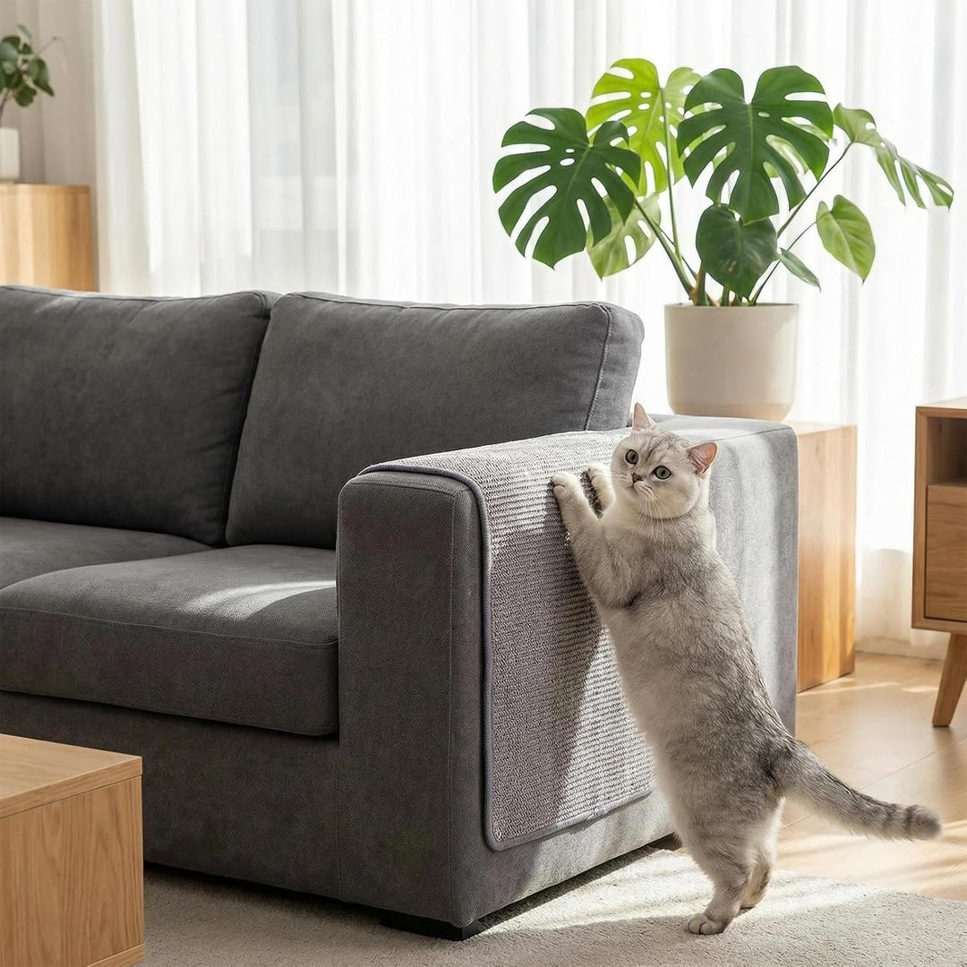 1 Stück Kratzmatte Katze 40x100CM Kratzbretter Natürliche Sisal Kratzmatte Katzenkratzmatte Kratzsch