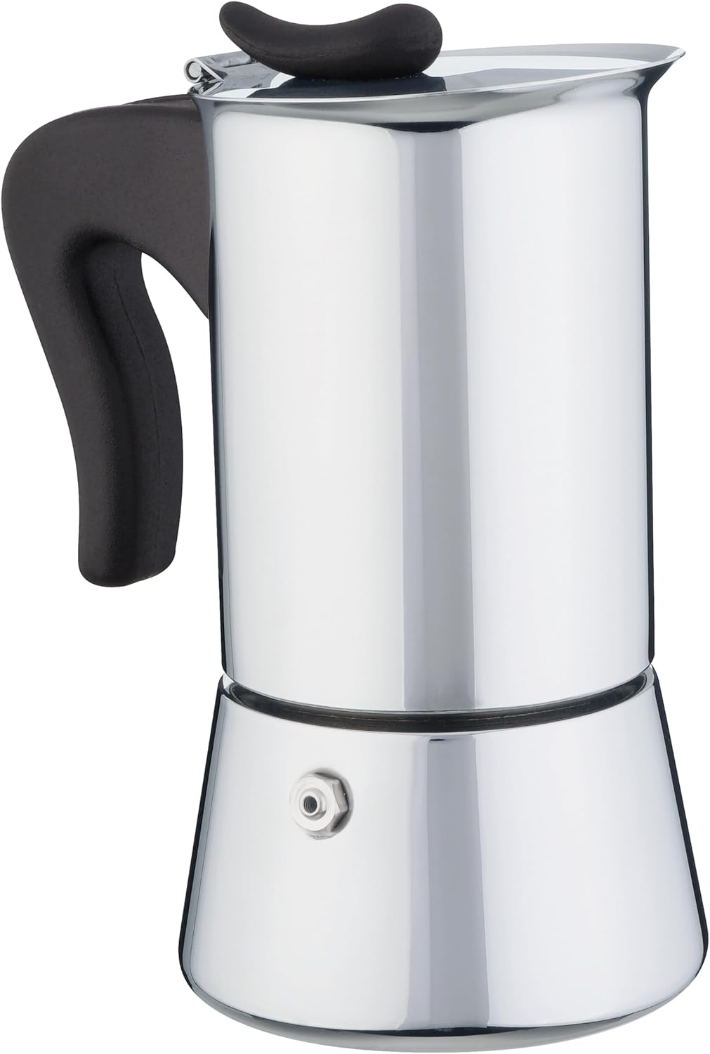 KAUFGUT 121312 Miss Splendy Edelstahl 4 Tassen Kaffeebereiter, 600 g, mehrfarbig