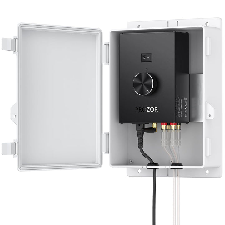 PROZOR Bluetooth 5.0 Verstärker Leistungsverstärker Aussenverstärker 2x200W Endstufe 30V 5A IP65 Was