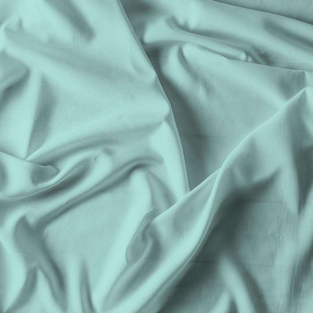Italian Bed Linen Max Color Bettwäsche-Set, Wassergrün, Doppelte, Wassergrün