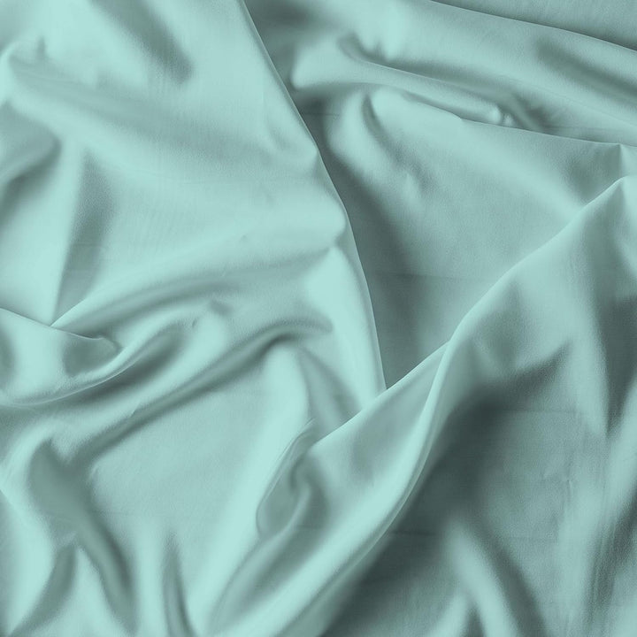 Italian Bed Linen Max Color Bettwäsche-Set, Wassergrün, Doppelte, Wassergrün