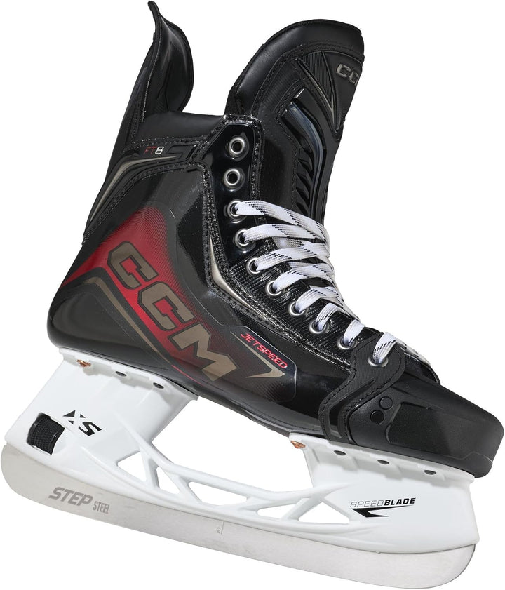 CCM Jetspeed FT8 Schlittschuhe Senior Wide High Profile 9.5 = 45, Wide High Profile 9.5 = 45