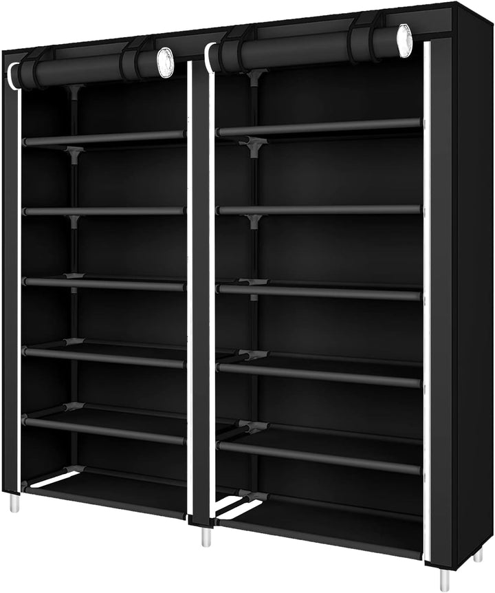 LANTUS Schuhschrank, Schuhregal, wasserdicht, 7 Schichten, für 36 Paar Schuhe, Schrank aus Stoff, Sc