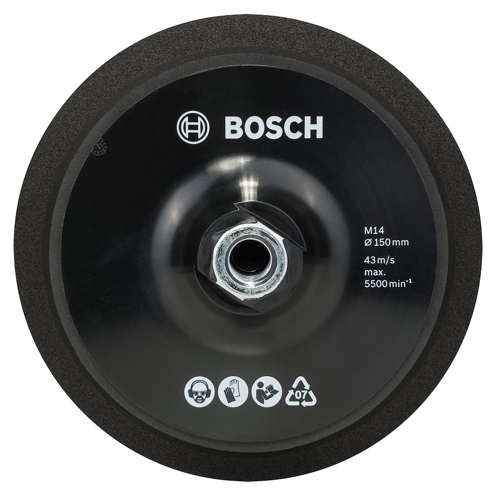 Bosch Accessories Bosch Professional Gummischleifteller 150mm, 1 Stk., Blau