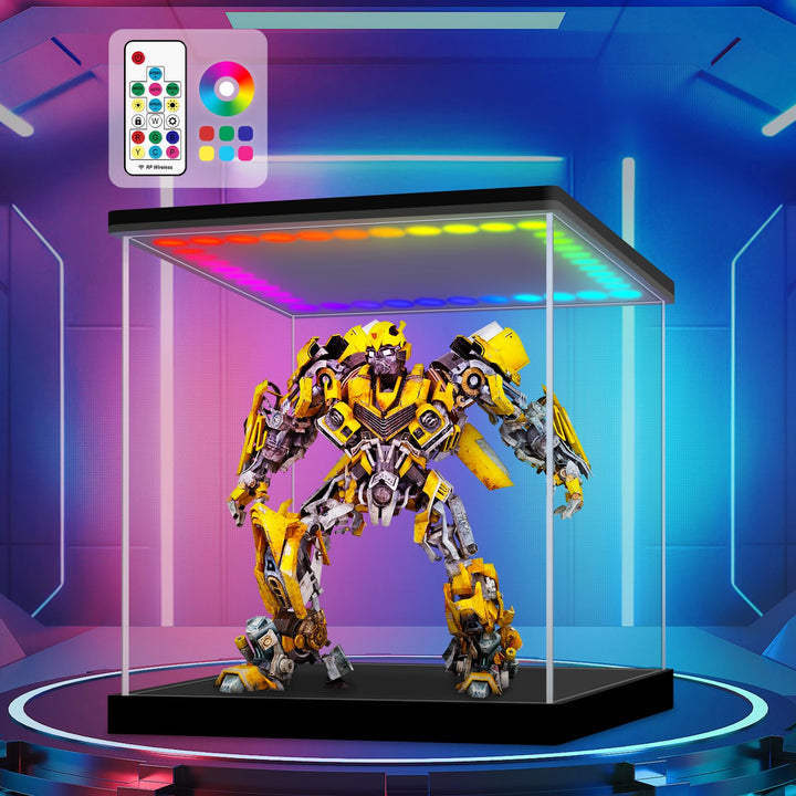 Acryl Vitrine / Schaukasten / Display Case / Acryl Box für Modellautos, Figuren | mit LED Beleuchtun