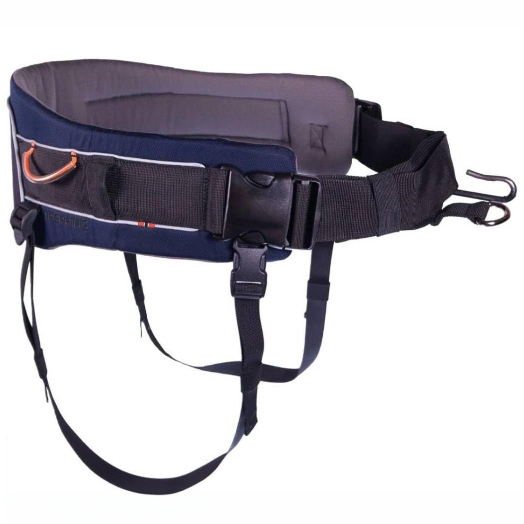 Non-Stop Dogware Hüftgurt Trekking Belt Zughunde, Laufgurt für Zughundesport (Blue) M Blue, M Blue