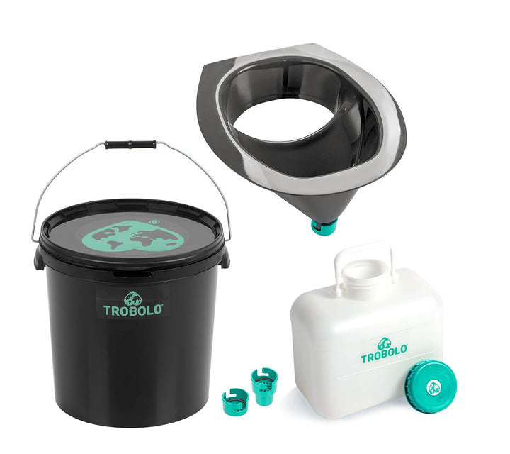 TROBOLO DIY Set – Mit Trenntoiletten Einsatz & Behältern in 3 Grössen – Ideal zum Selbstbau einer Tr