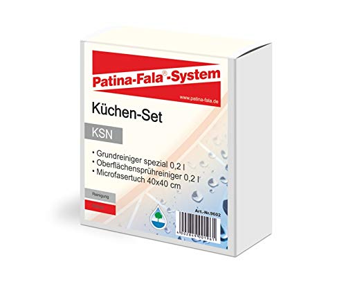 Patina-Fala KSN Küchen-Set Grundreiniger & Oberflächensprühreiniger je 200 ml inkl. Microfasertuch f