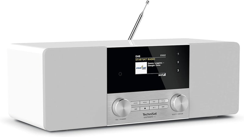 TechniSat DIGITRADIO 4 C - Stereo Digital-Radio (DAB+, UKW, Farbdisplay, Bluetooth-Audiostreaming, K