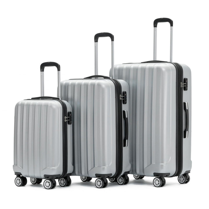 BEIBYE TSA-Schloss 2080 Hangepäck Zwillingsrollen neu Reisekoffer Koffer Trolley Hartschale Set-XL-L