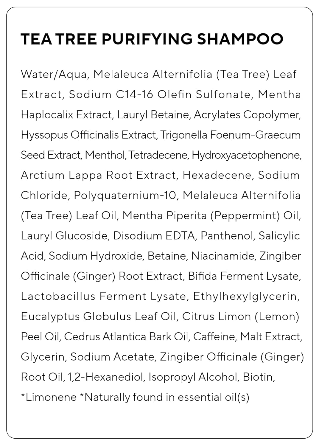 AROMATICA Reinigendes Shampoo mit Teebaum - Sulfatfrei, Vegan mit Salicylsäure | Haarreiniger für ju