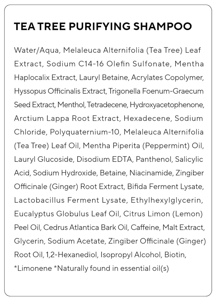 AROMATICA Reinigendes Shampoo mit Teebaum - Sulfatfrei, Vegan mit Salicylsäure | Haarreiniger für ju