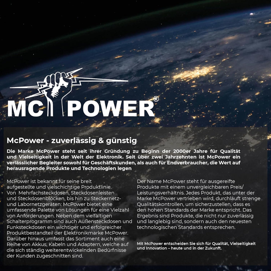 MC POWER - Ringkern-Stelltrafo | V-2000 | Ring Trafo regelbar 0-250V, 2A, 500 Watt, Regeltrafo NICHT