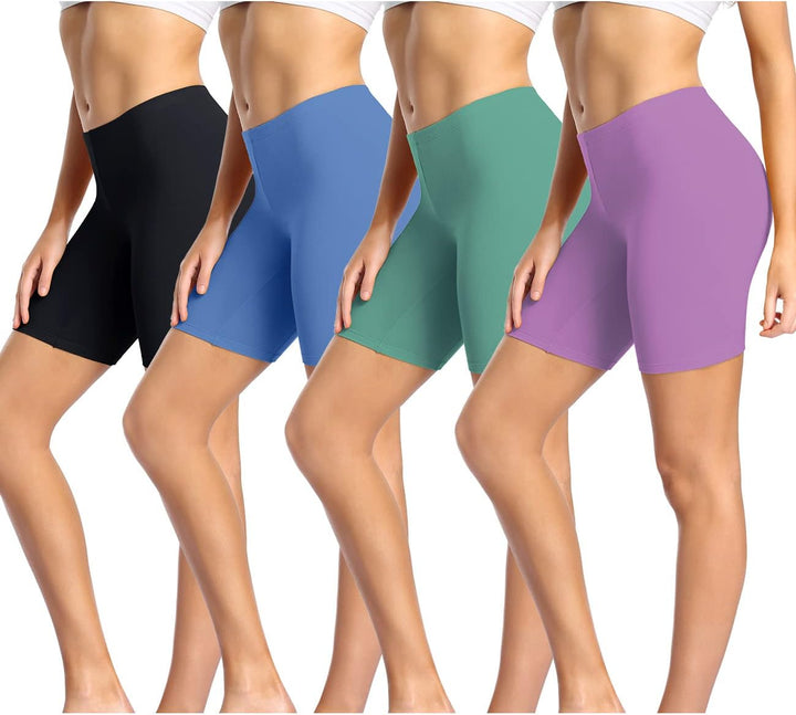 wirarpa Radlerhose Damen Kurz Baumwolle Boxershorts Unter Kleid Rock Unterhosen mit Bein Anti Scheue
