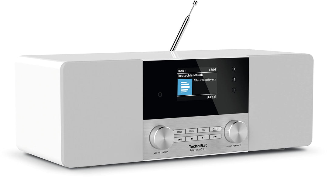 TechniSat DIGITRADIO 4 C - Stereo Digital-Radio (DAB+, UKW, Farbdisplay, Bluetooth-Audiostreaming, K