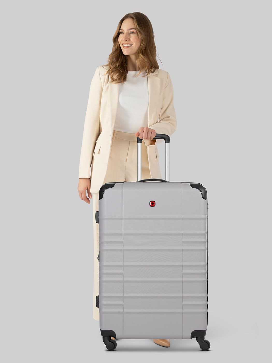 WENGER Check-in Koffer für Damen und Herren | grosser XL Trolley 51 x 30 x 75 cm aus hochwertigem, s