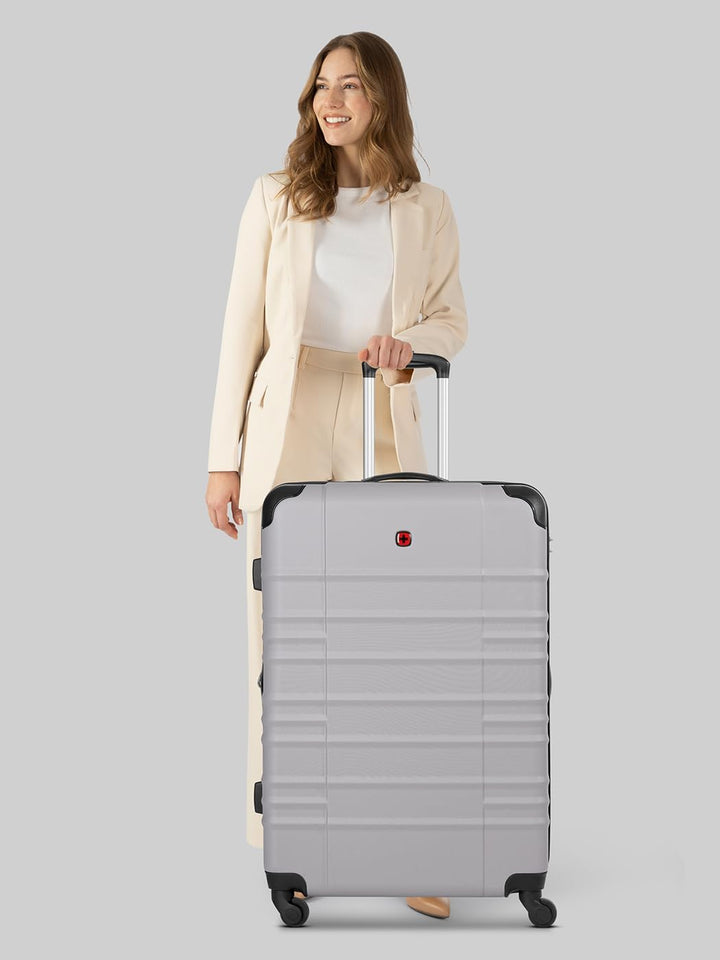WENGER Check-in Koffer für Damen und Herren | grosser XL Trolley 51 x 30 x 75 cm aus hochwertigem, s