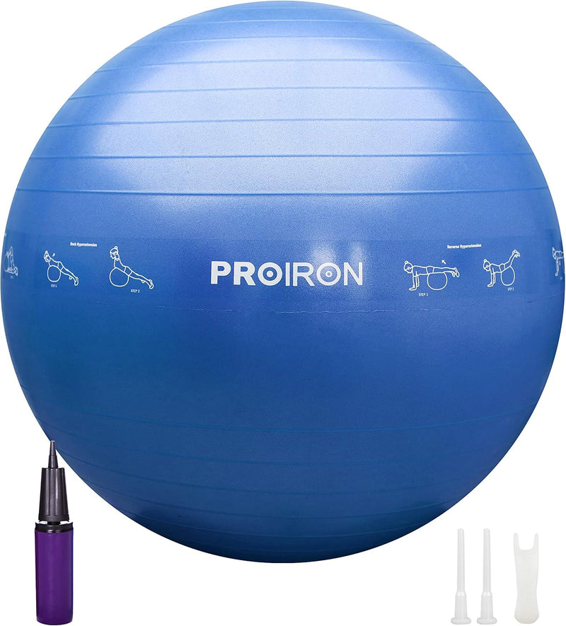 PROIRON Gymnastikball Pezziball Sitzball Trainingsball Fitnessball & Balance für Core-Training mit P