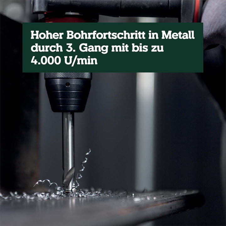metabo Akku-Bohrschrauber BS 18 LTX-3 BL Q I Metal - 18 V, 3-Gang, 130 Nm Drehmoment - Brushless-Mot