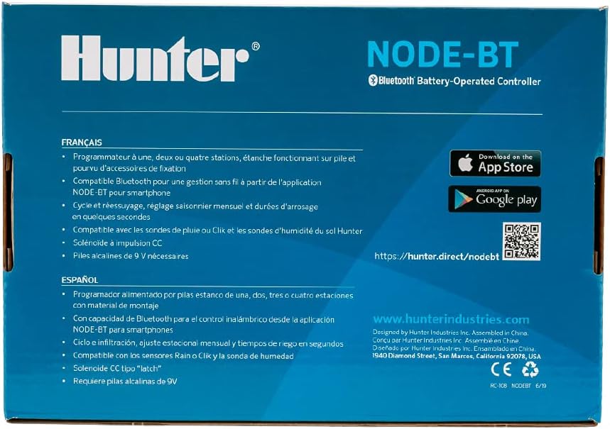 Hunter Company NODE-BT-100 Batterie-Controller mit Magnet Mit Magnetspule Controller, Mit Magnetspul