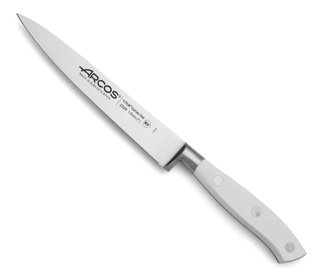 Arcos Serie Riviera Blanc - Sohlenmesser - Klinge aus Nitrum geschmiedetem Edelstahl 170 mm - HandGr