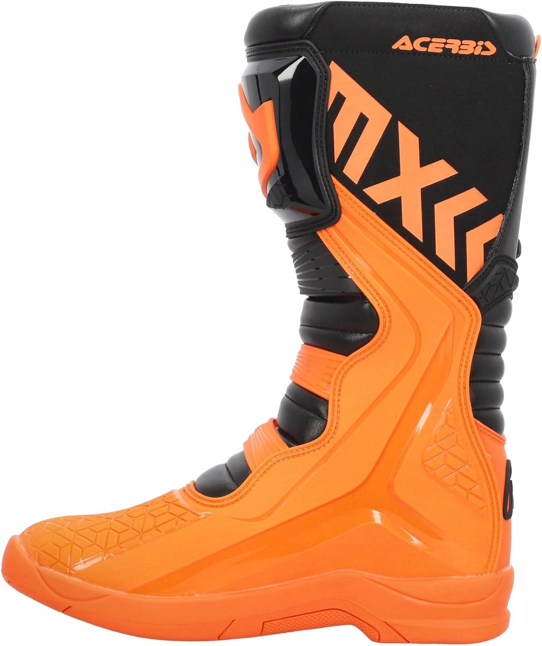 Acerbis Mens Stivale X-Team Blu/Bianco T.46 Motorcycle Boot 43 EU Orange Schwarz, 43 EU Orange Schwa