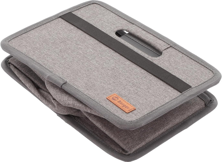 BERGER Faltbox Milo Midi Low | klappbare Aufbewahrungsbox | Organizer für Auto Haushalt Camping | fa