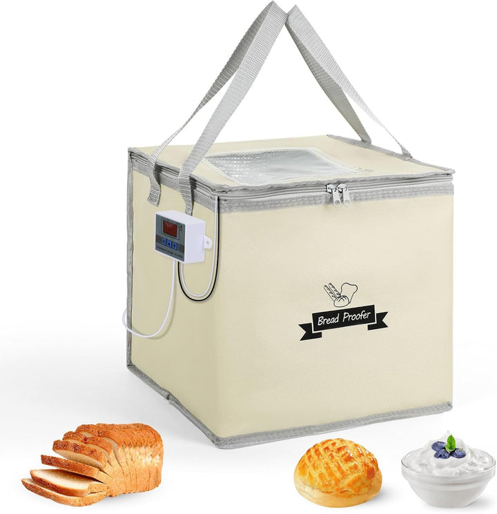 Brot Gärbox Sauerteig, Brot Gärschrank mit Heizung und NTC-Temperatursensor, Faltbare Teigbox Brot f