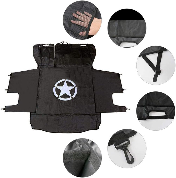 psler ® Kofferraumabdeckung Lagerung für Wrangler JK 2007-2017 and für Wrangler JL 2018-2023 For JK